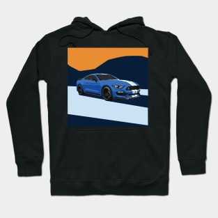 s550 ART Grabber Blue Mustang GT 5.0L V8 usa GT350 Shelby Hoodie